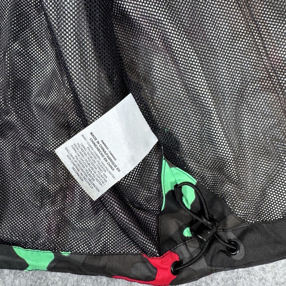 Nike FC Real Bristol FCRB Storm-Fit Rain Jacket Mens XL Gray Camo Warm Up Hood - Picture 12 of 16